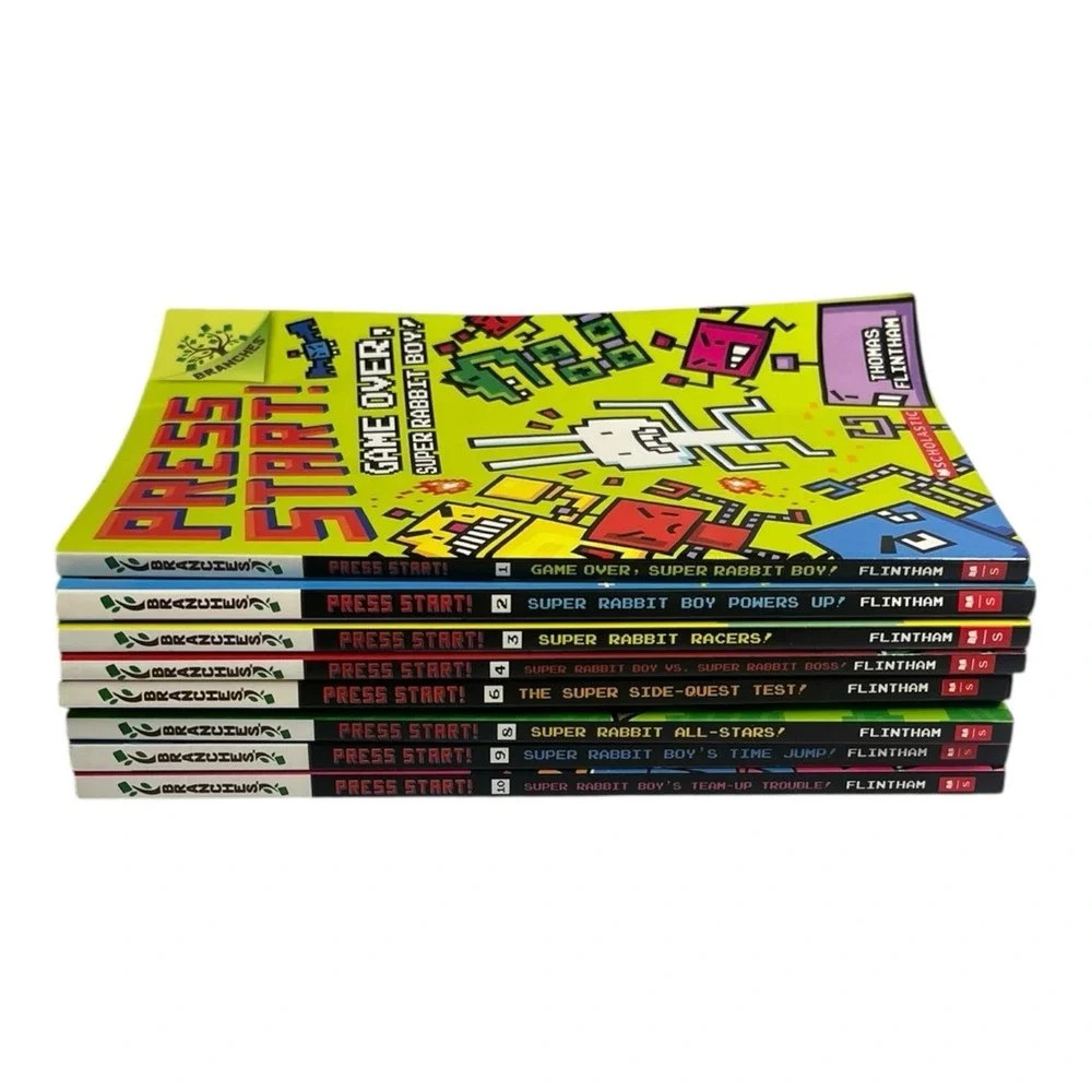 Press Start!  Paparback book set Books set 8 Thomas Flintham Scholastic Graphic